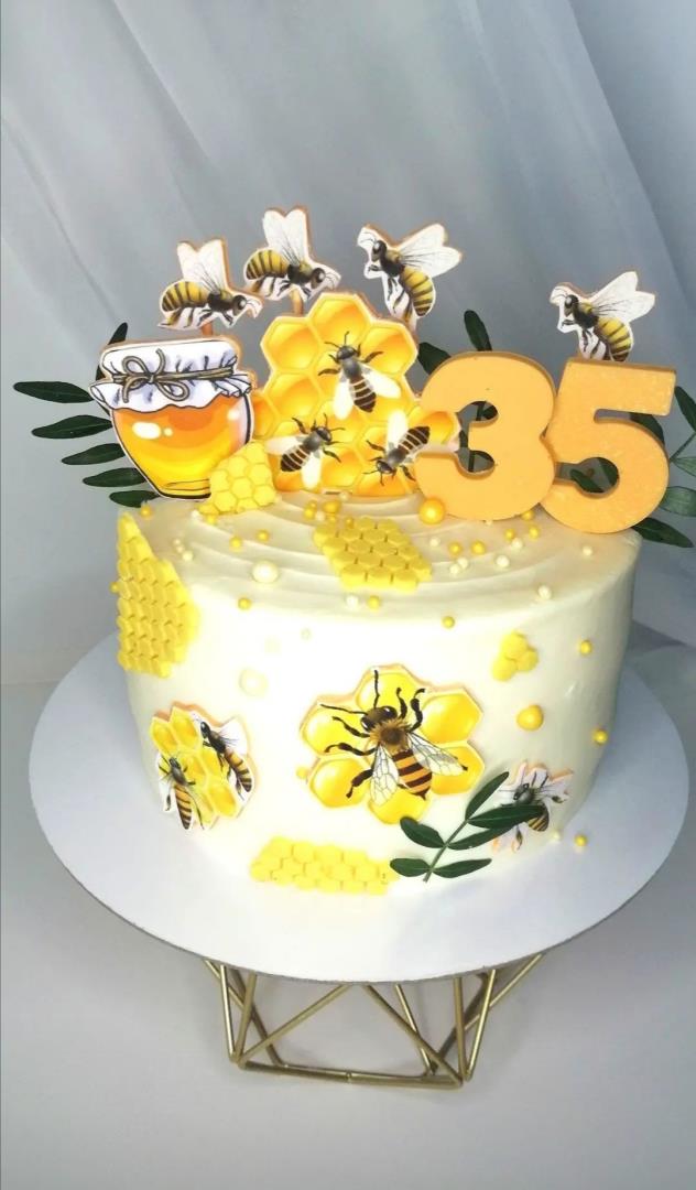 Торт с пчелками