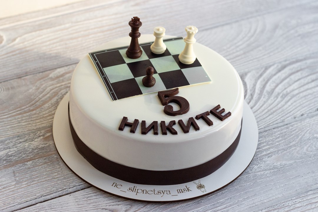 Муссовый торт для шахматиста