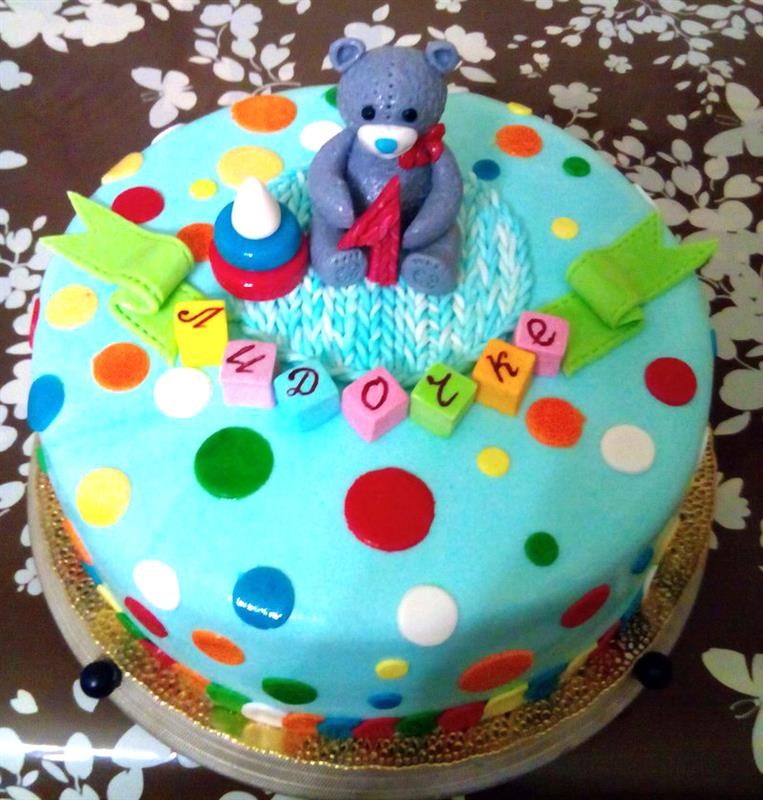 Торт на первый День рождения